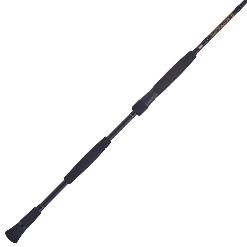 PENN 6'8" Battalion II Slow Pitch Jigging Spinning Rod, Medium Light Power 3 PENN 6'8" Battalion II Slow Pitch Jigging Spinning Rod, Medium Light Power